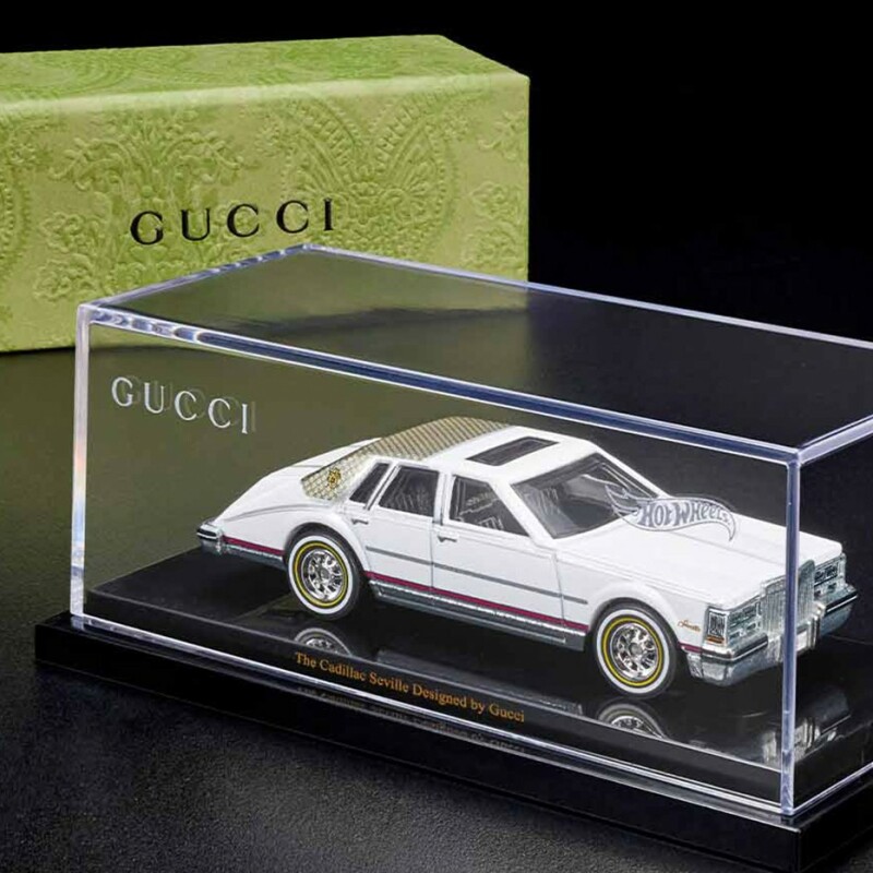 Đồ chơi mô hình thế hệ mới: Gucci Cadillac seville x Hot Wheels