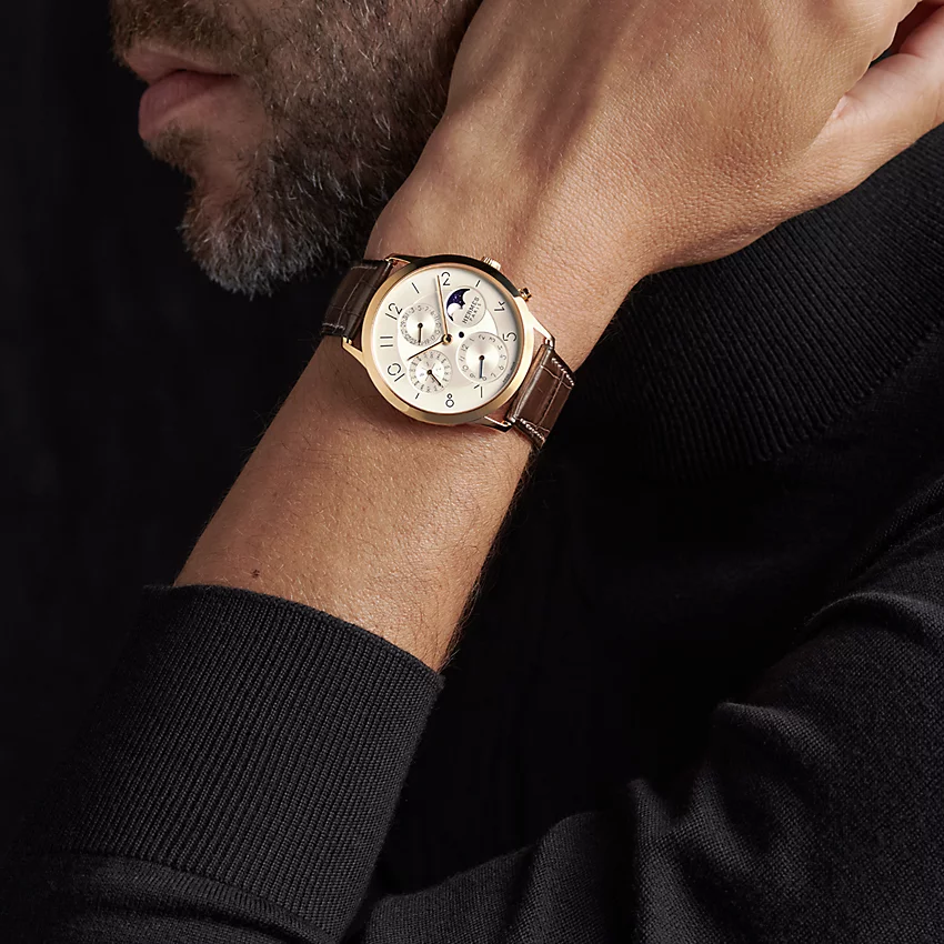 Slim D Hermes Quantieme Perpetuel Watch