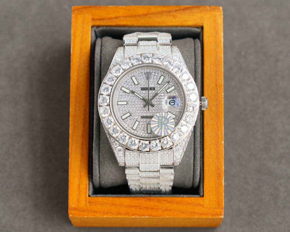 Rolex Datejust Full Kim White Khong So
