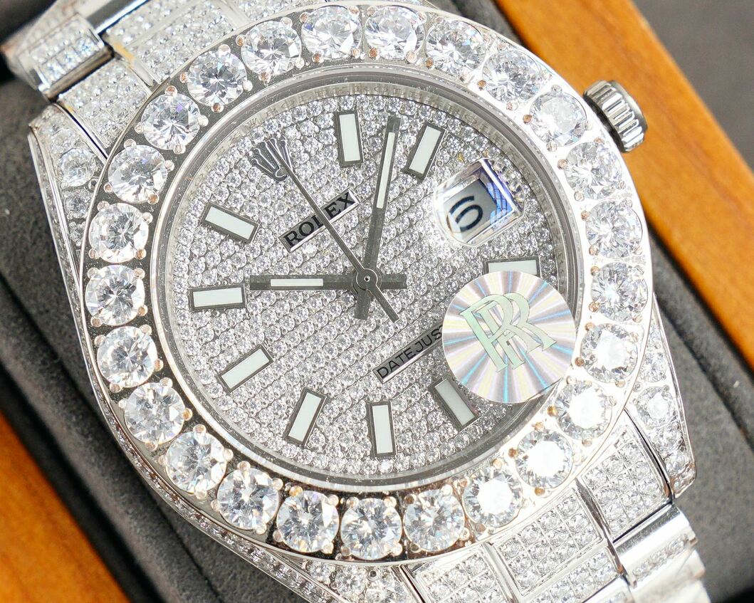 Rolex Datejust Full Kim White Khong So