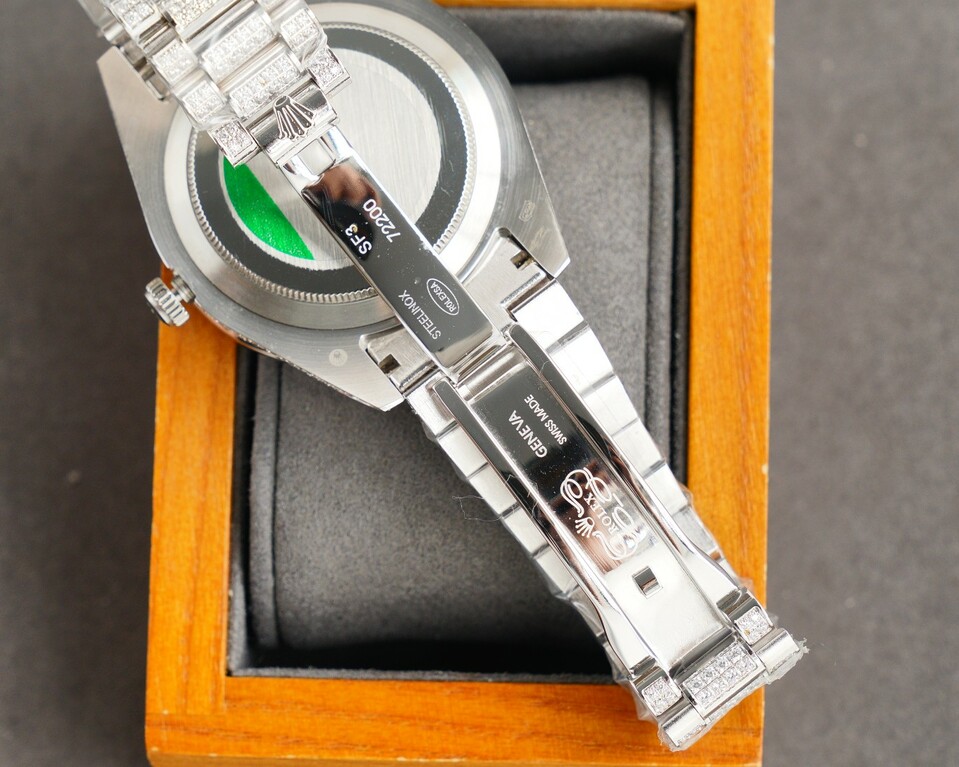 Rolex Datejust Full Kim White Khong So