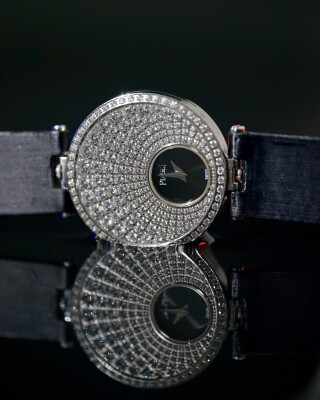 Piaget Black Satin 35mm Full Kim Mat