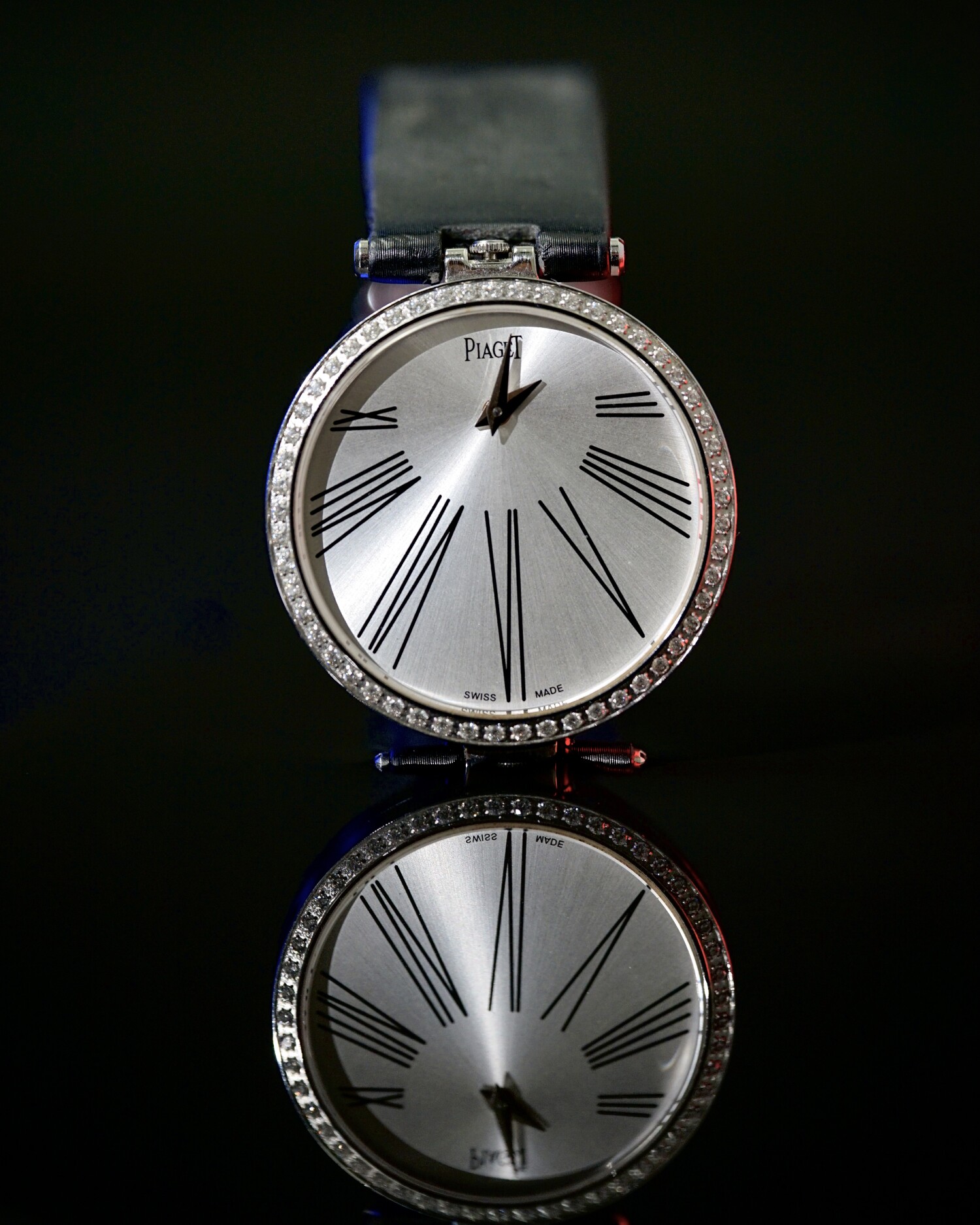 Piaget Black Satin 35mm Full Nieng Kim