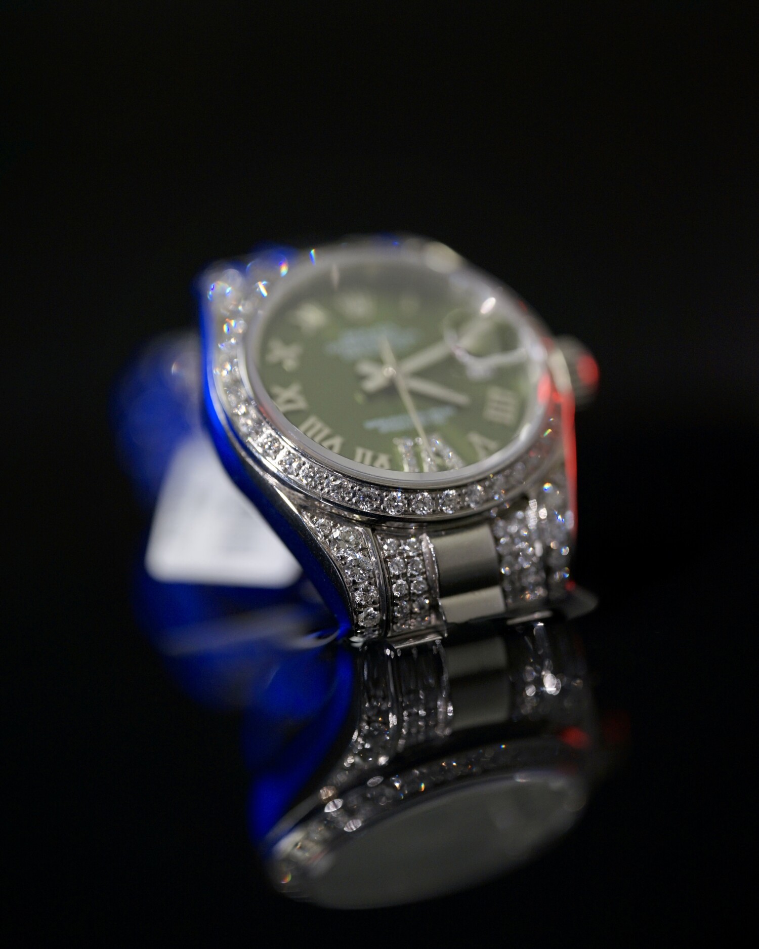 Datejust 28mm Xanh Reu