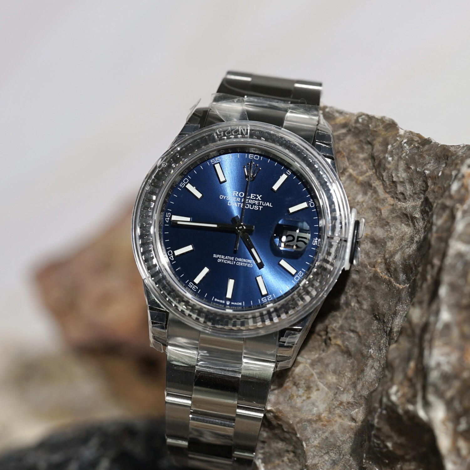 Datejust 41mm Xanh Tron