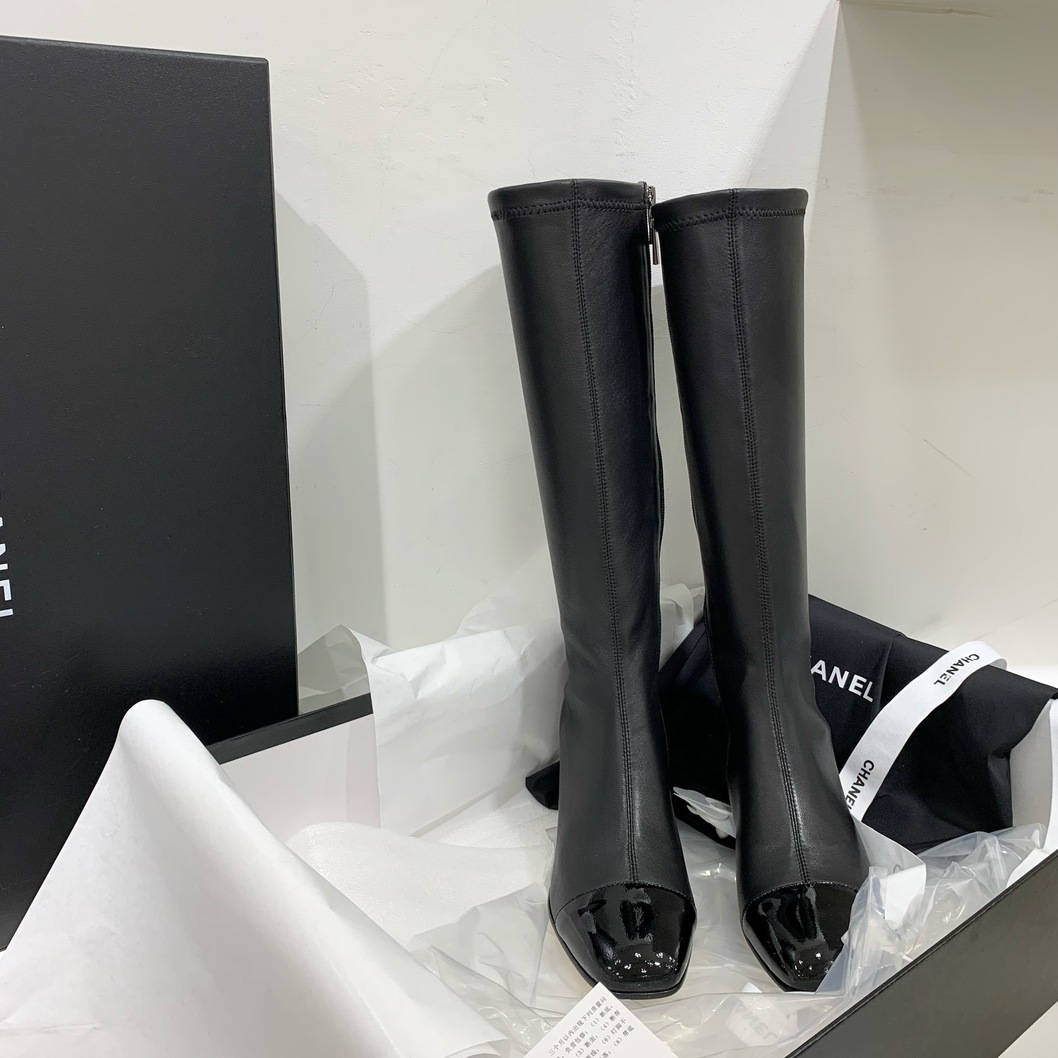 Chanel Woman High Boots Bling On Top Ss2022