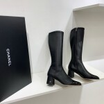 Chanel Woman High Boots Bling On Top Ss2022
