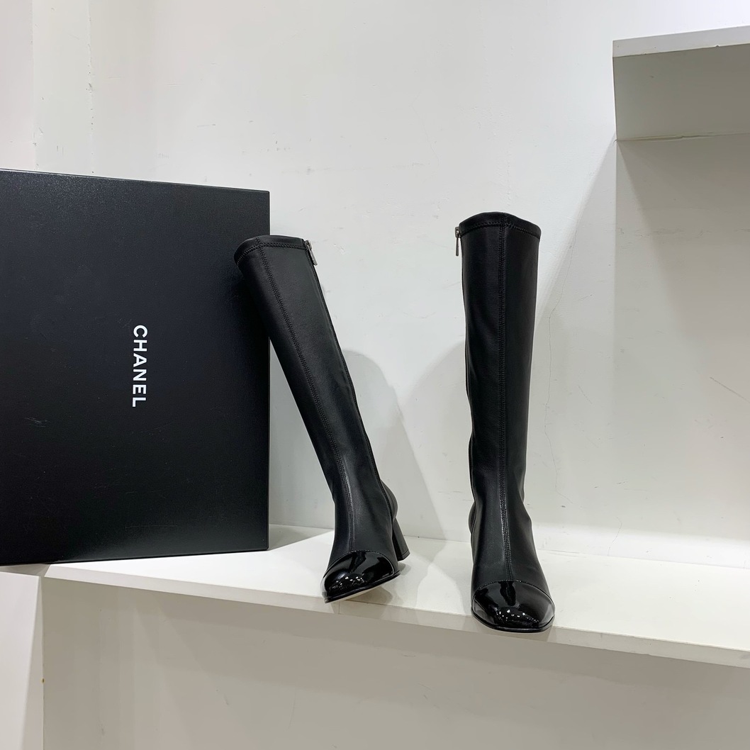 Chanel Woman High Boots Bling On Top Ss2022