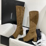 Chanel Woman High Boots Leather Ss2022