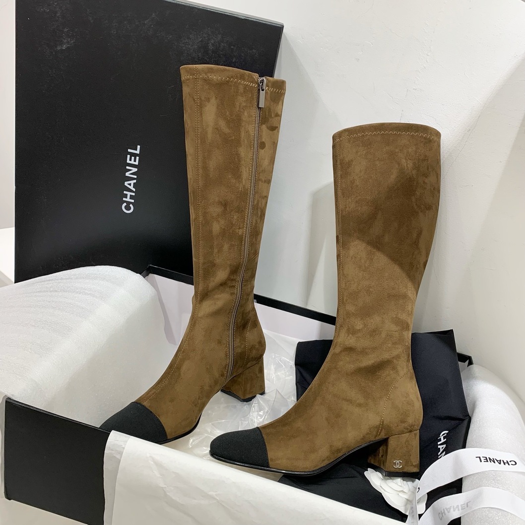 Chanel Woman High Boots Leather Ss2022