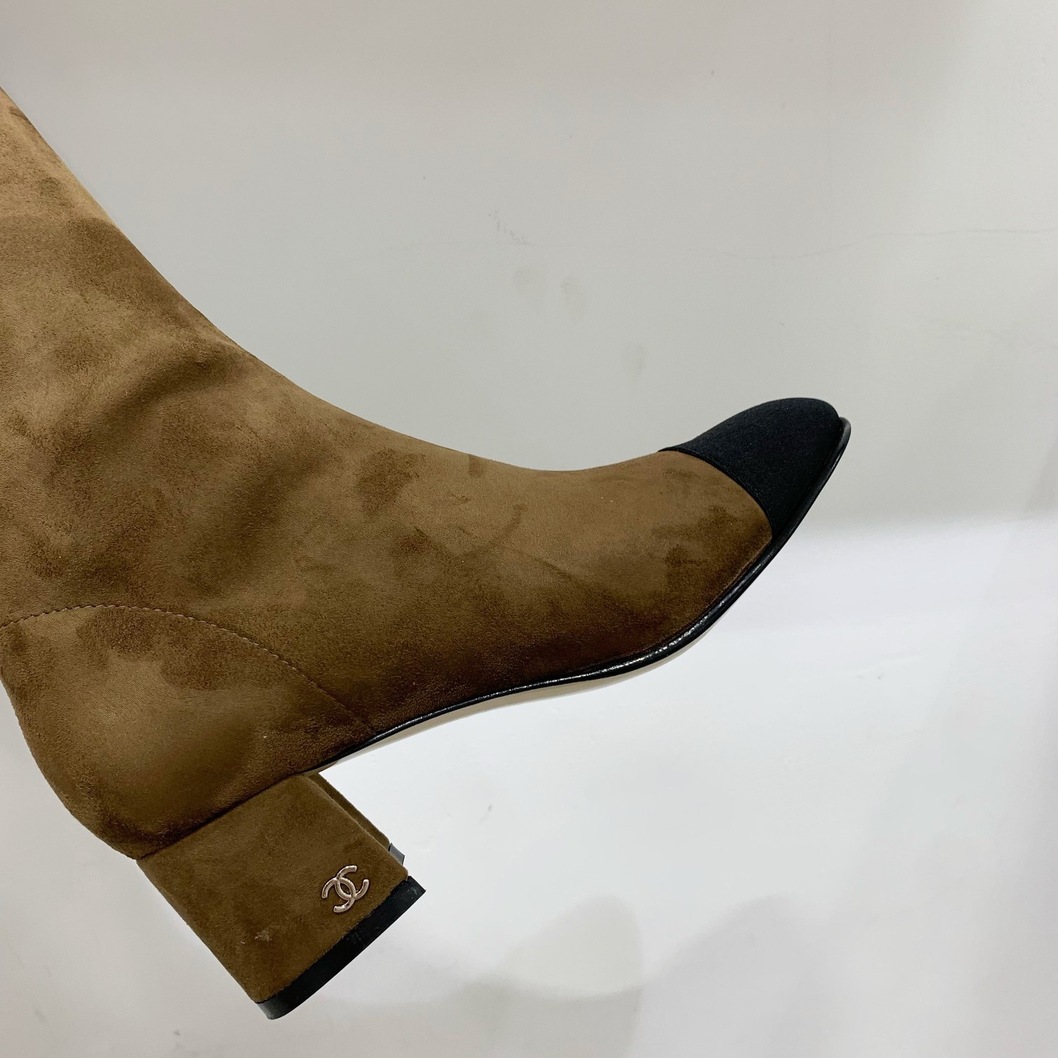 Chanel Woman High Boots Leather Ss2022