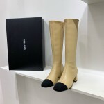 Chanel Woman High Boots Leather Ss2022