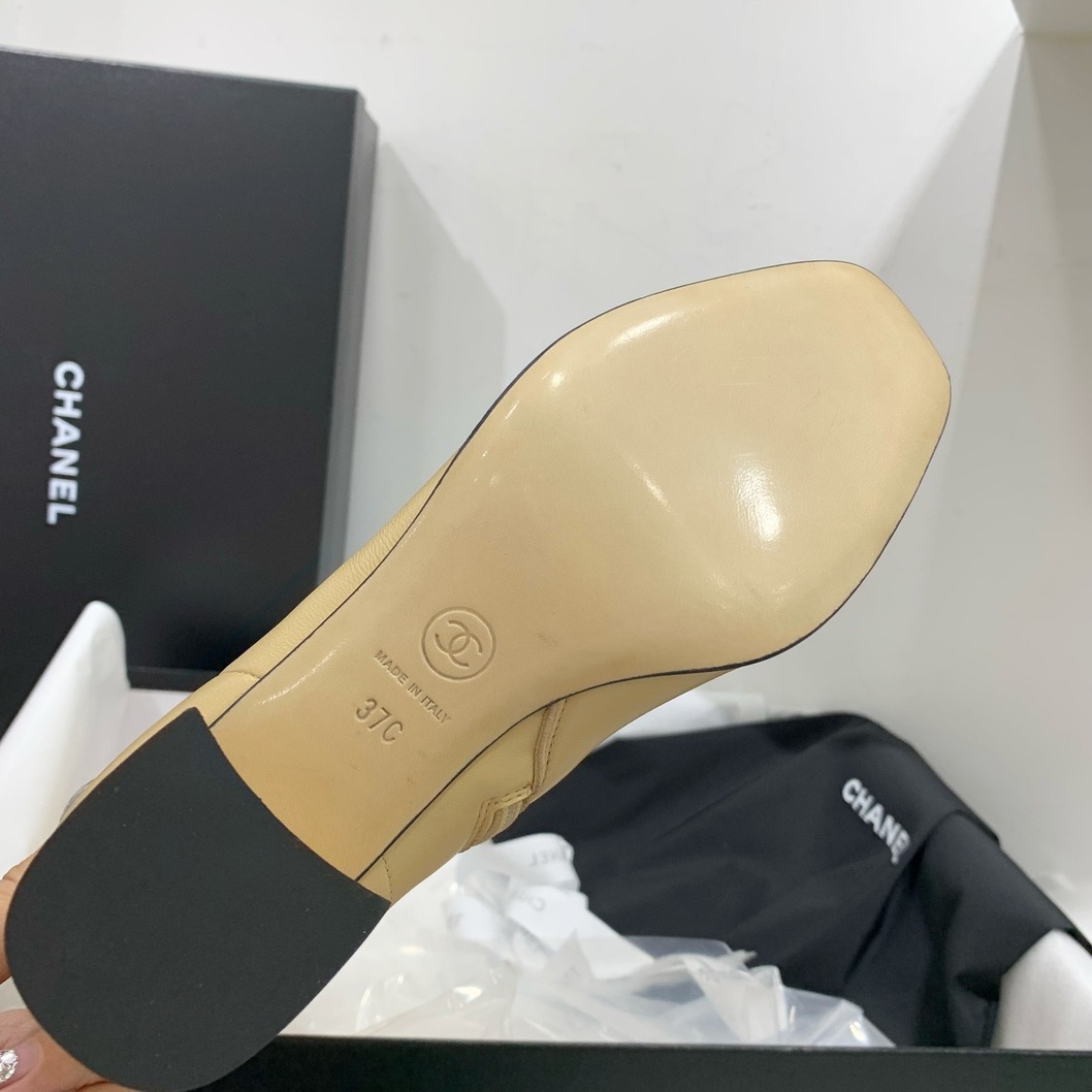 Chanel Woman High Boots Leather Ss2022