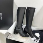 Chanel Woman High Boots Leather Ss2022