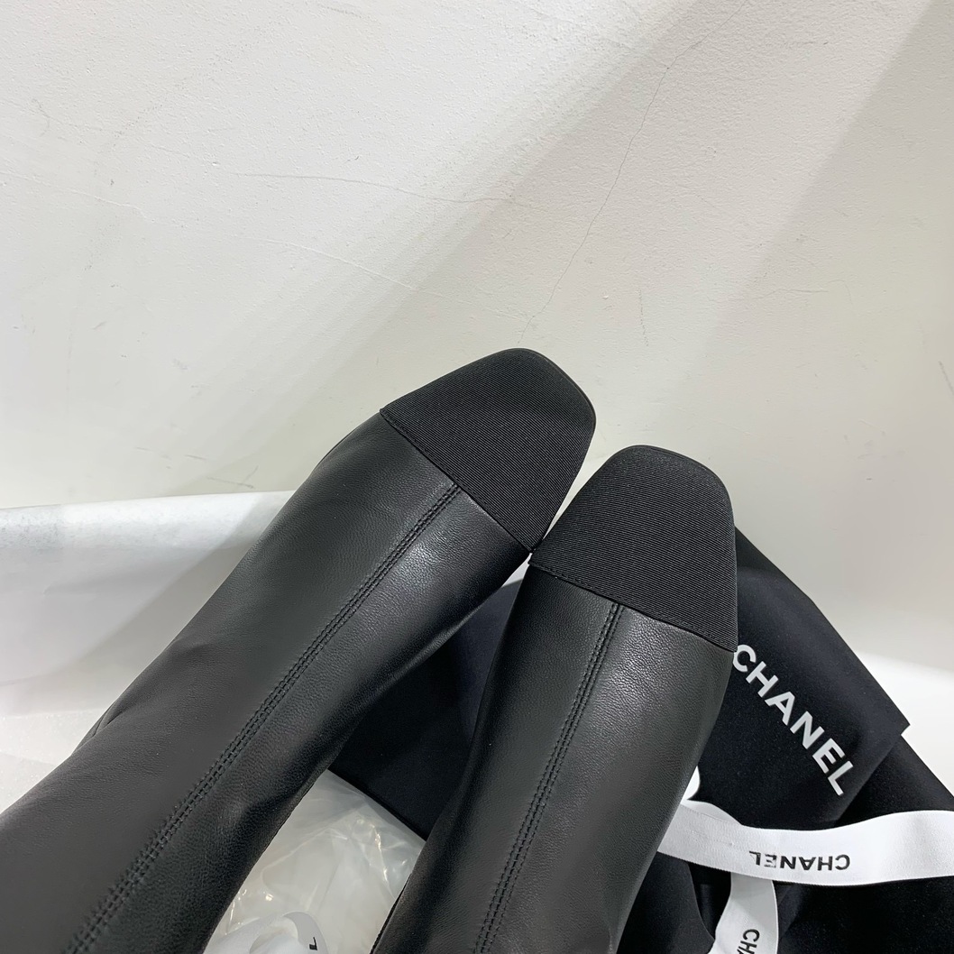 Chanel Woman High Boots Leather Ss2022