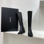 Chanel Woman High Boots Leather Ss2022