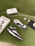 Chanel Women Sneakers Black N White Ss2022