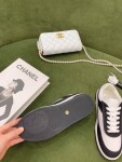 Chanel Women Sneakers Black N White Ss2022