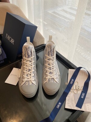 B23 High Top Gray N Blue Oblique