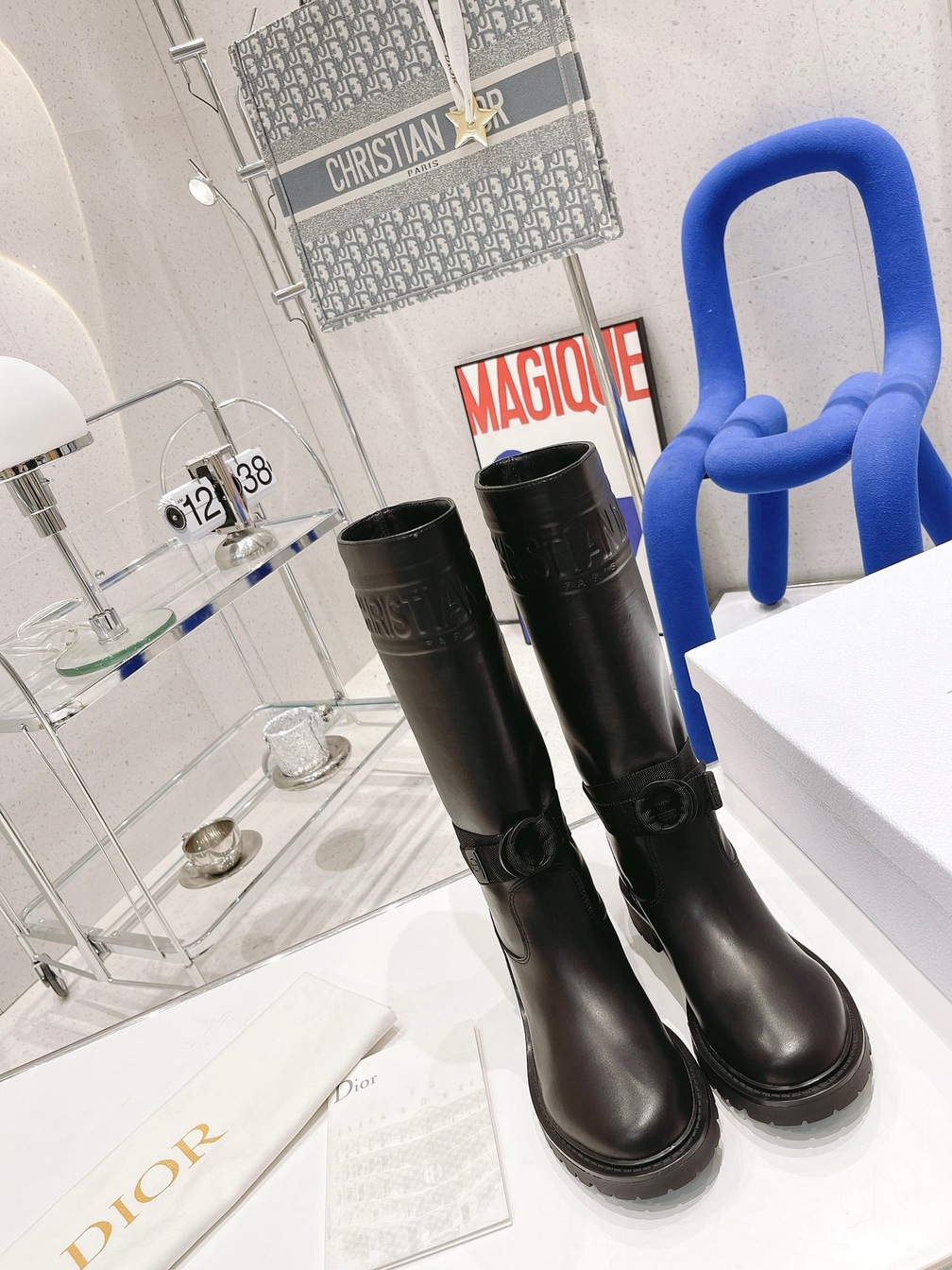 Leathers High Boots Dior Ring Ss2022