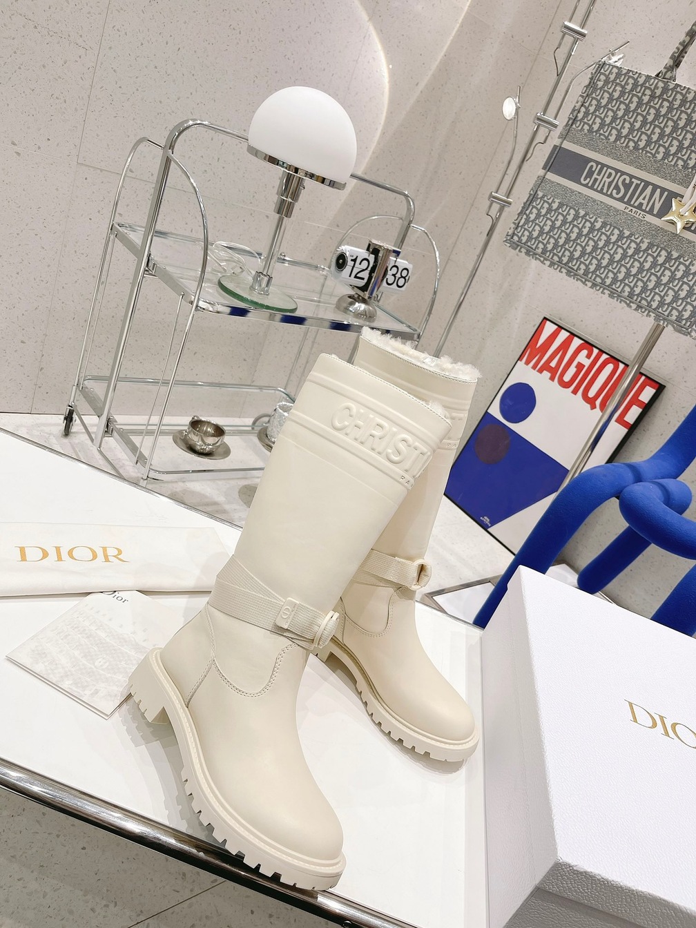 Leathers High Boots Dior Ring Ss2022