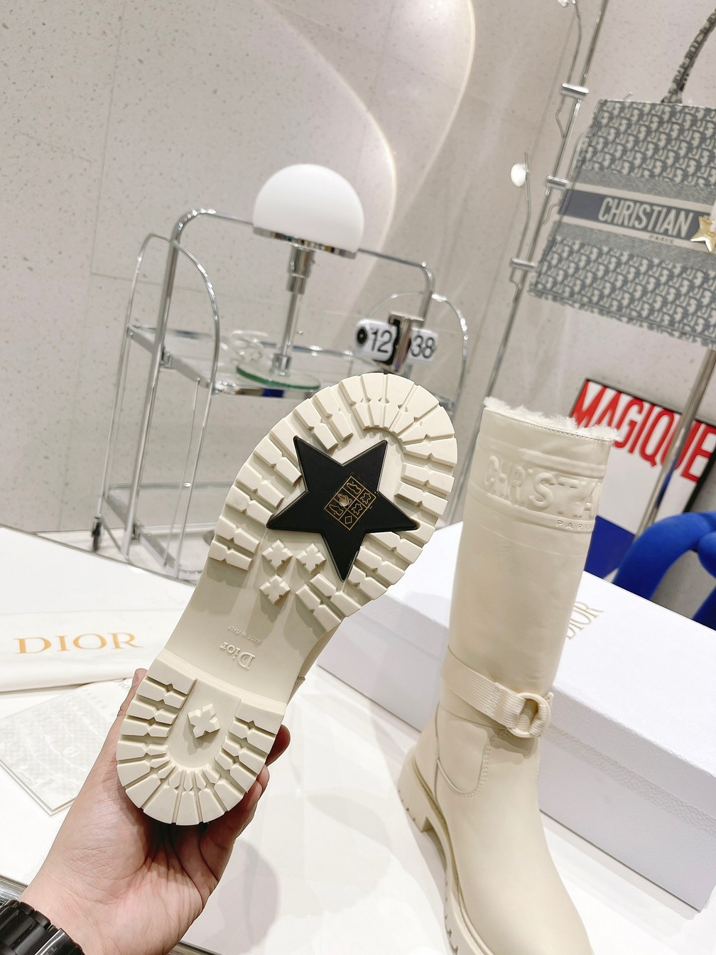 Leathers High Boots Dior Ring Ss2022