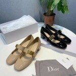 Loafer Skin Leather Dior Ballet