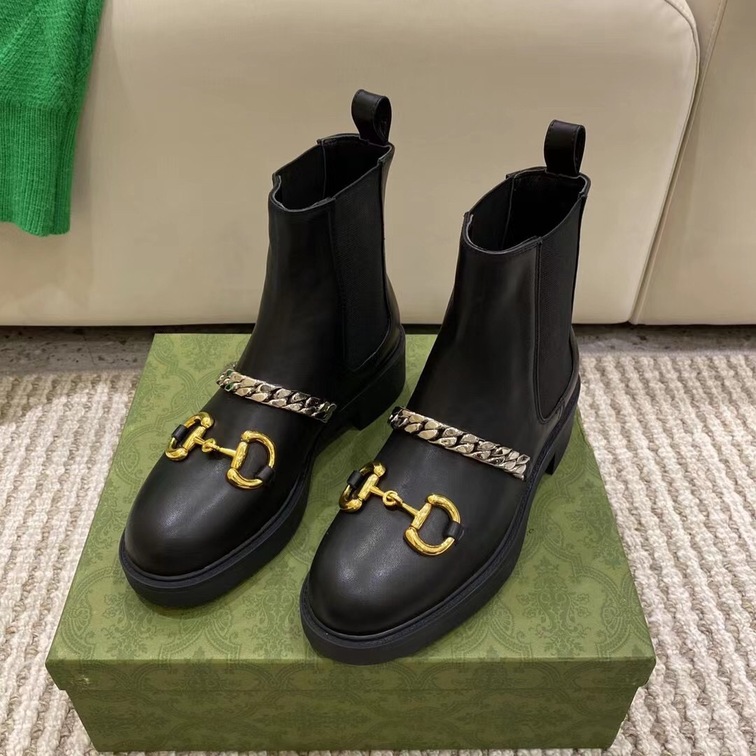 Horsebit With Chain Gucci Boots Ss2022