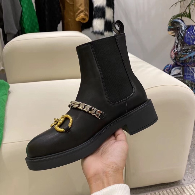 Horsebit With Chain Gucci Boots Ss2022