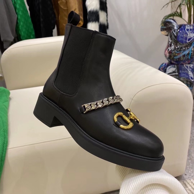 Horsebit With Chain Gucci Boots Ss2022