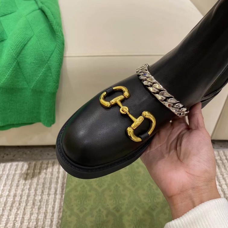 Horsebit With Chain Gucci Boots Ss2022