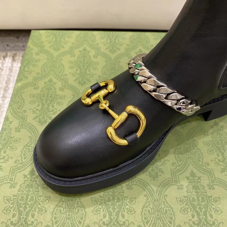 Horsebit With Chain Gucci Boots Ss2022