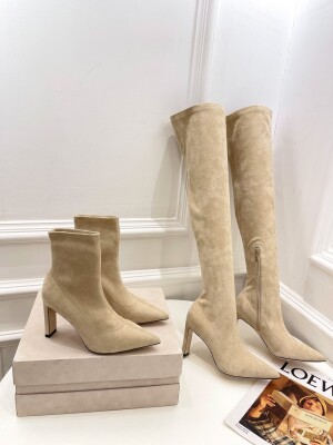 Boots Woman Beige High Ss2022