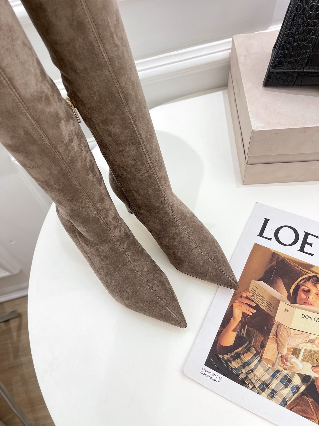 Boots Woman Beige High Ss2022