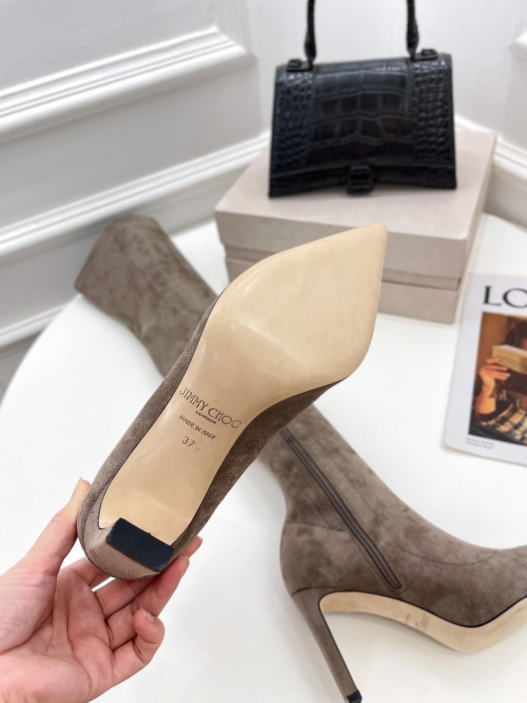 Boots Woman Beige High Ss2022