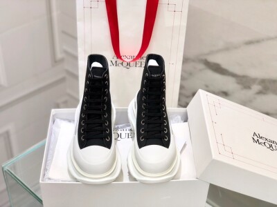 Mc Queen High Top Canvas Black