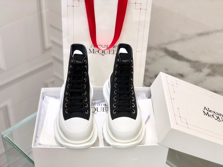 Mc Queen High Top Canvas Black