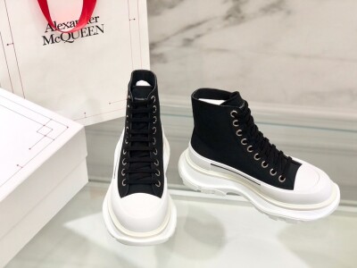 Mc Queen High Top Canvas Black