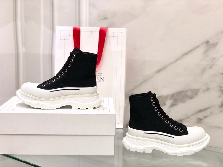 Mc Queen High Top Canvas Black
