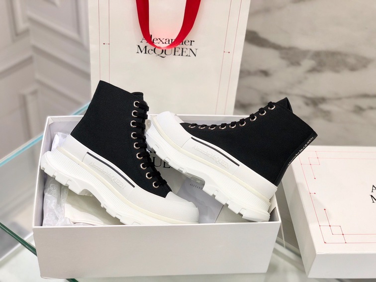 Mc Queen High Top Canvas Black