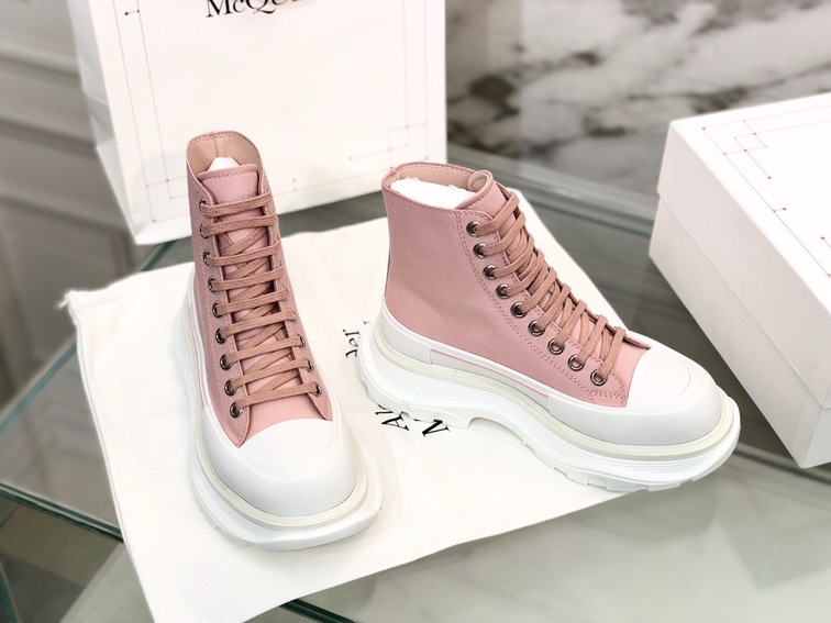 Mc Queen High Top Canvas Pink