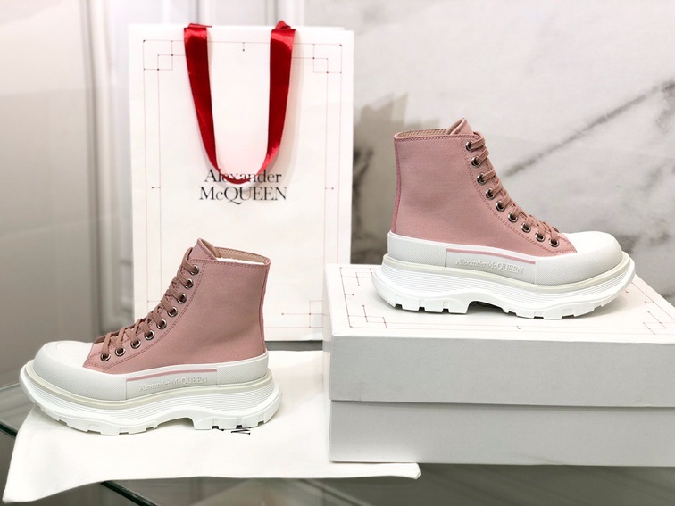 Mc Queen High Top Canvas Pink