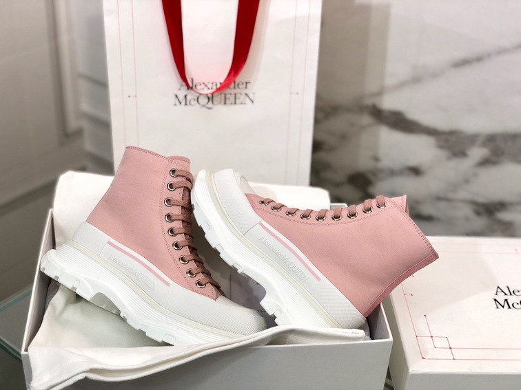 Mc Queen High Top Canvas Pink