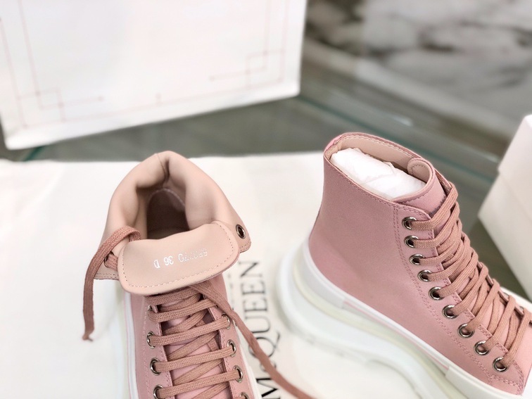 Mc Queen High Top Canvas Pink