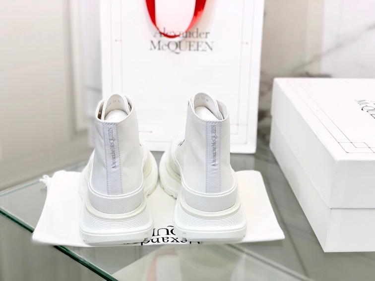 Mc Queen High Top Canvas White