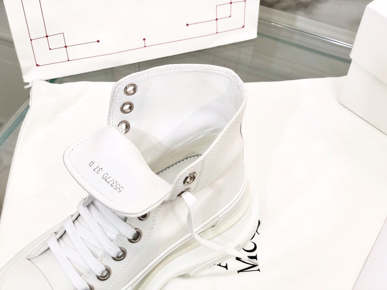 Mc Queen High Top Canvas White
