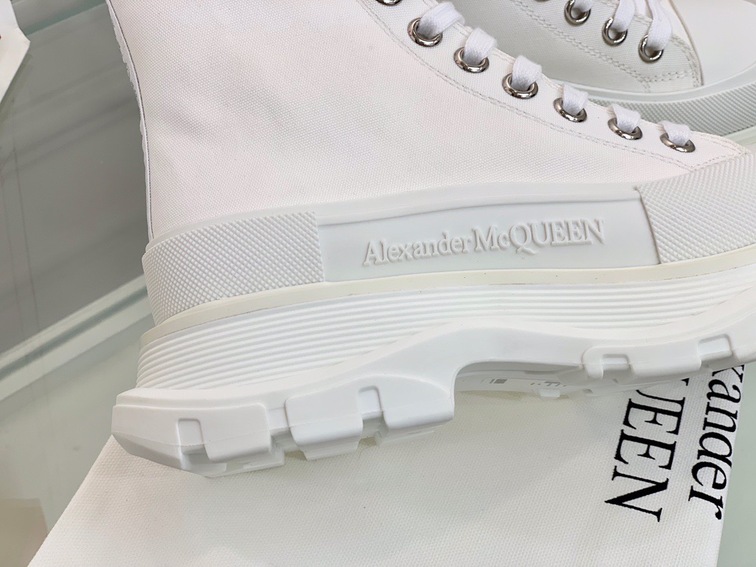 Mc Queen High Top Canvas White