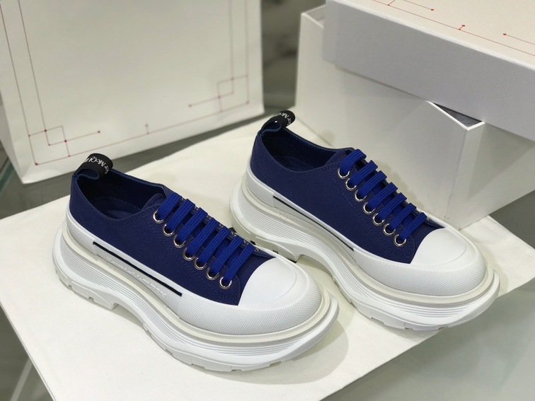 Mc Queen Low Top Canvas Blue