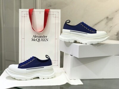 Mc Queen Low Top Canvas Blue