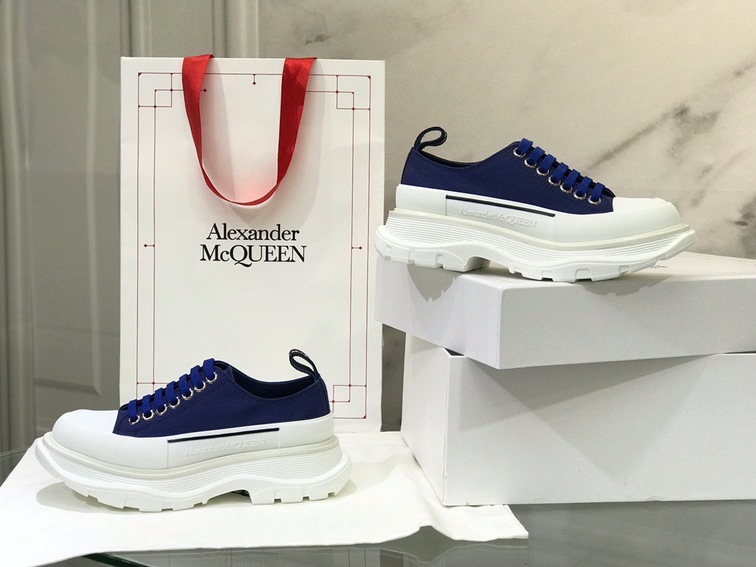 Mc Queen Low Top Canvas Blue